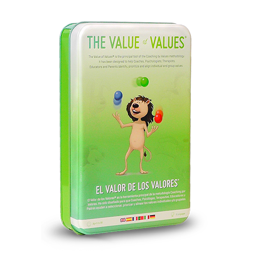 Herramienta El Valor de los Valores - Metodología exclusiva certificación internacional coaching con 55 valores universales